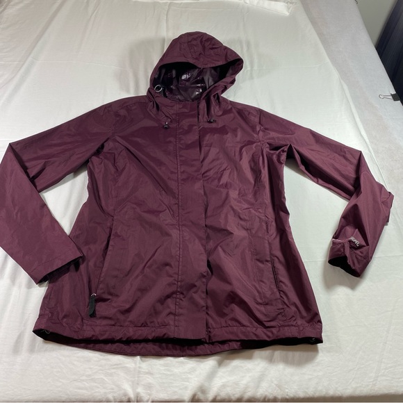 Boulder Gear Rain Jacket Hoodie Hiking Gear Woman’s Vented hoodie zip pockets - Picture 15 of 15